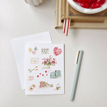 Valentine notecards