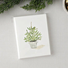 evergreen notecard set