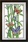 Paint by Numbers-Butterflies and Bamboo