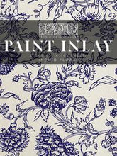 Indigo Floral IOD Paint Inlay Eight 12 x 16 Pad (RETIRED 2022)