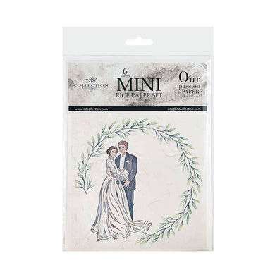 ITD Collection - RSM064 rice paper creative set MINI marriage, wedding, bride
