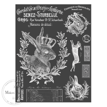 A Makers' Studio - Bon Bon Bunny - Mesh Stencil 8.5x11