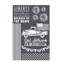 A Makers' Studio - Mesh Stencil - Americana 12x18