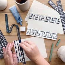 A Makers' Studio - Mesh Stencil - Classic Borders 18x12