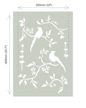 Stencils Chinoiserie Birds
