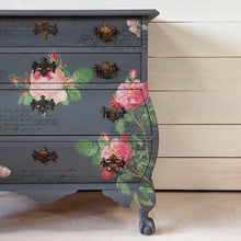 A Makers' Studio - Flowers-Garden Rose-Color Transfer- 24"x11"