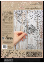 GRAPES 12×12 DECOR STAMP™ (RETIRED 2022)