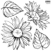 SUNFLOWERS 12×12 DECOR STAMP™ TWO SHEET SET (RETIRED)