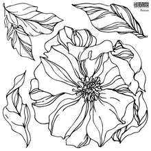 PEONIES 12×12 DECOR STAMP™ TWO SHEET SET (RETIRED 2022)