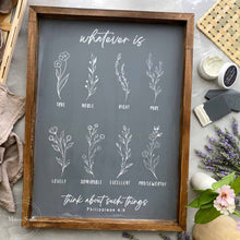 A Makers' Studio - Think About These Things - Mesh Stencil 12x18