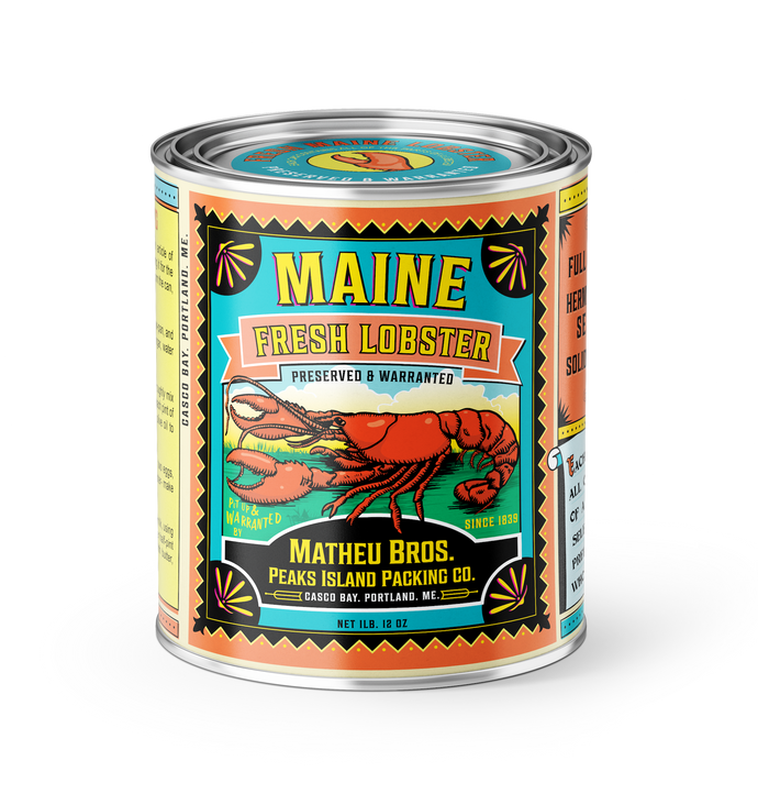 Vintage Maine Lobster Style Candle