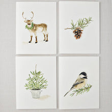 evergreen notecard set