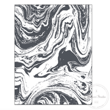 A Makers' Studio - Mesh Stencil - Marbling 8.5x11