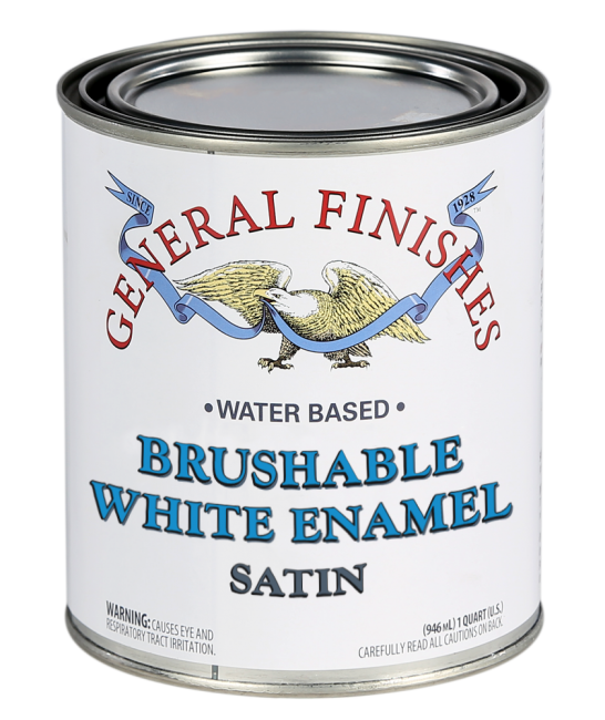 General Finishes Brushable White Enamel (1 Quart)