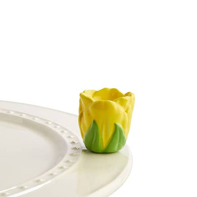 Nora Fleming Mini (A180) Tiptoe Thru Em yellow tulip