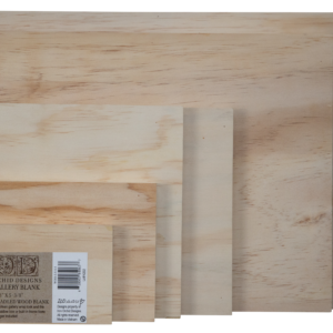 IOD Wood Gallery Blank 3-3/8" x 5-3/8" Reversible Cradled Wood Blank