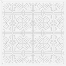 A Makers' Studio - Honey Bun - Mylar Wall Stencil 24x24