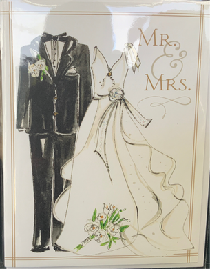 Greeting Card - Wedding - Mr. & Mrs.