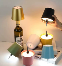 Bottle Top Lamp - Black