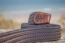 BILLYBELT - Havana Elastic Braided Belt: Size 2
