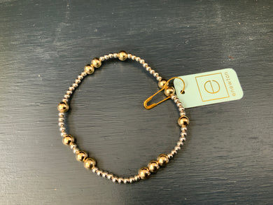 Hope Unwritten Bracelet - 5mm Bead Bracelet - Mixed Metal