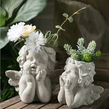 Vagabond Vintage - Cement Little Angel Planter: Large