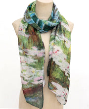 Claude Monet-Bridge over a Pond of Water Lilies Scarf