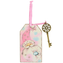 Primitives by Kathy - Pastel Santa Key Ornament