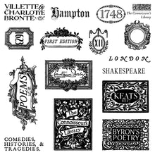 The Connoisseur's Library 6"× 6" Decor Stamp™