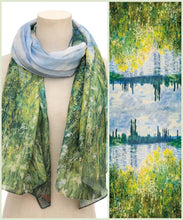 Claude Monet-Banks of the Seine Scarf