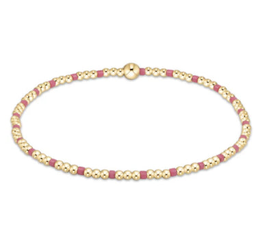 Hope Sincerity Pattern Bracelet - Bright Pink