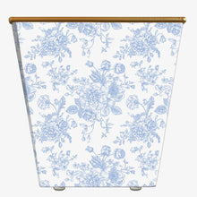 Garden Toile Cachepot Candle: Blue / Amber
