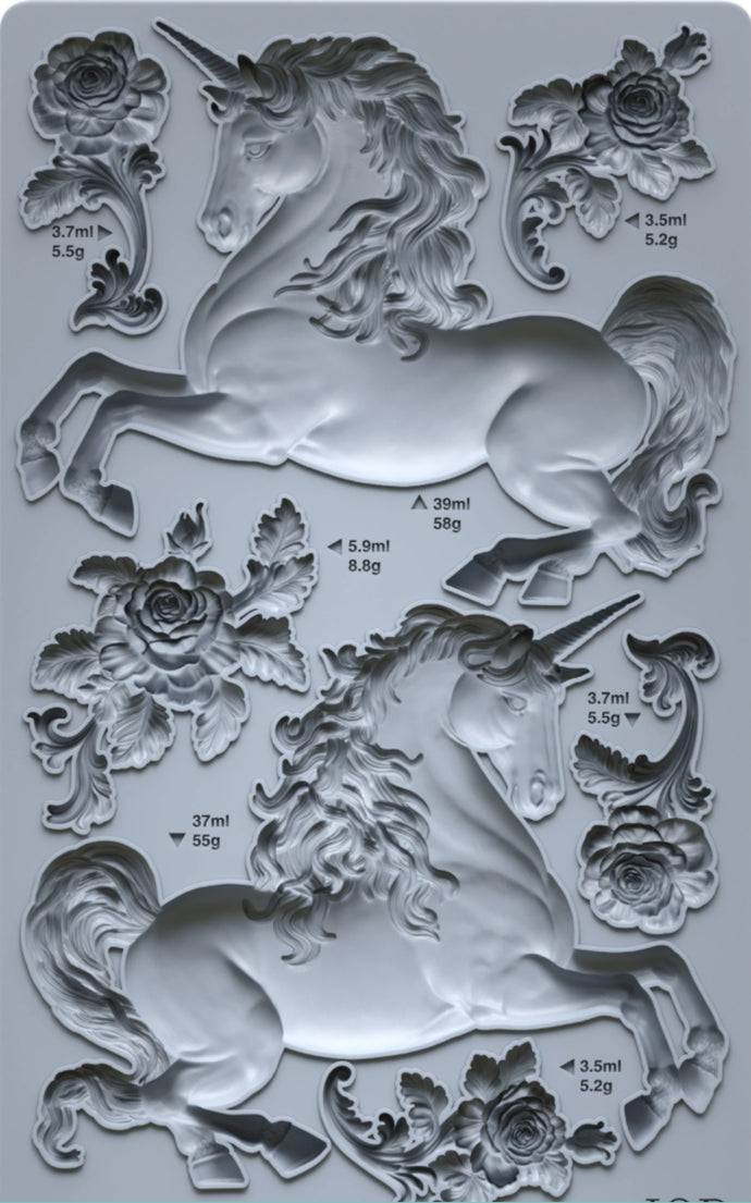 Unicorns 6 x 10  DECOR MOULDS™