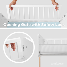 Comfy Cubs - Wooden Bedside Bassinet Sleeper by Comfy Cubs