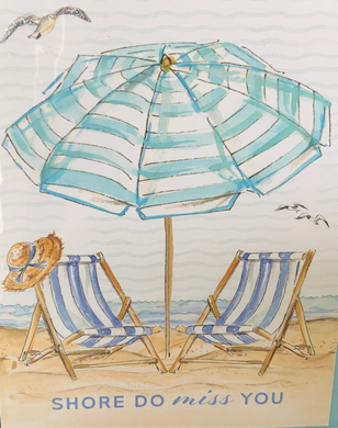 Greeting Card - Shore Do Miss You Beach