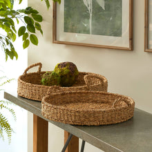Napa Home & Garden - Seagrass Round Trays, Set of 2