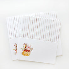 emily lex studio - Pumpkin bouquet place cards