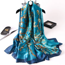 Silky-Feeling Van Gogh 'Almond Branches In Bloom' scarf