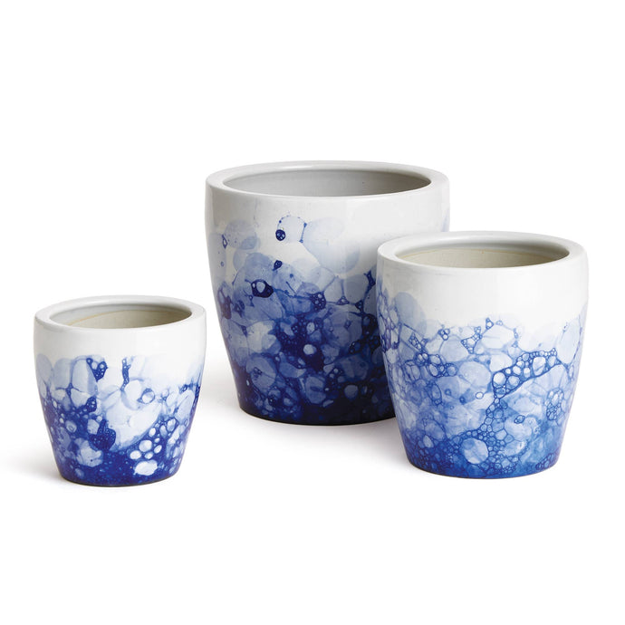 Napa Home & Garden - Ripple Pots, Set Of 3