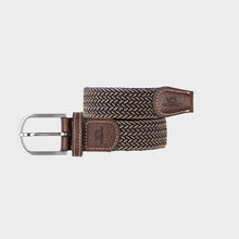 BILLYBELT - Havana Elastic Braided Belt: Size 1