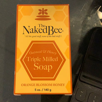 Naked Bee Oatmeal & Honey Triple Milled Soap - Orange Blossom Honey