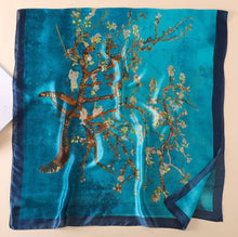 Silky-Feeling Van Gogh 'Almond Branches In Bloom' scarf