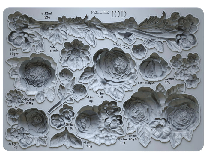 Felicite 6×10 DECOR MOULDS™ Iron Orchid Designs