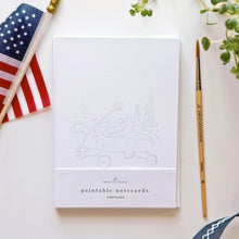 emily lex studio - Americana paintable watercolor notecard set
