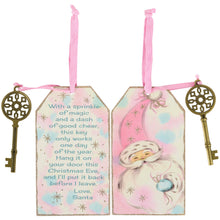 Primitives by Kathy - Pastel Santa Key Ornament