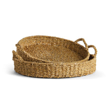Napa Home & Garden - Seagrass Round Trays, Set of 2