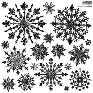 Vintage Snowflakes 12×12 DECOR STAMP™