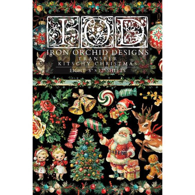 Kitschy Christmas IOD TRANSFER™ EIGHT 8