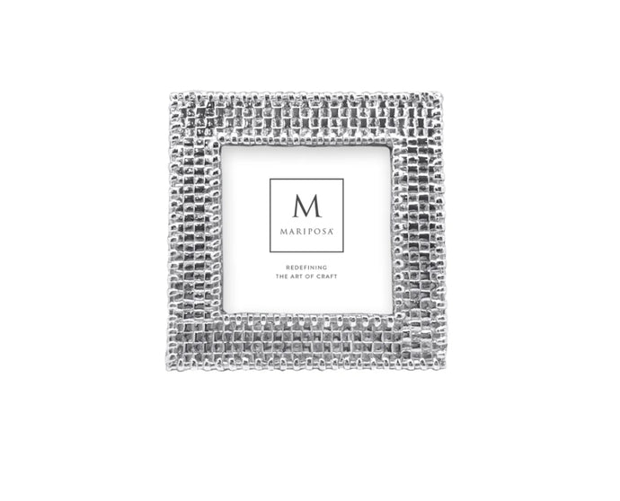Basket Weave 4”x 4” Picture Frame