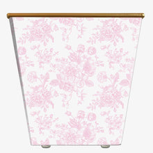 Garden Toile Cachepot Candle: Blue / Amber